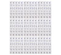 9 Sheets Nails Art Stickers Butterfly Nail Decals Self-Adhesive Nail Sticker Nails Art Decorations Manicure Stickers