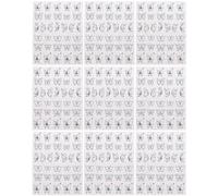 9 Sheets Nails Art Stickers Butterfly Nail Decals Self-Adhesive Nail Sticker Nails Art Decorations Manicure Stickers
