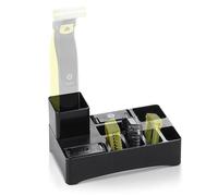 9-Slot Shaver Stand with Drain Holes for Philips Oneblade - Countertop Organizer for Razor, Heads & Accessories ，Not Include Accessory