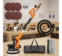 9-Speed Drywall Sander 1000W, Electric Wall Sander With Vacuum Attachment & Led Light