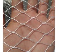 9-Strands 2x2cm White Nylon Netting,Nylon Fishing Net Mesh Anti Bird Netting Garden Net Crops Protective Mesh balcony cat net 9 strands 2cm cell3m ...