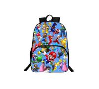 (#9) Super Mario 16" School Bag Backpack Travel Bag