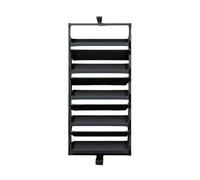 9-Tier 360° Rotating Shoe Rack, Adjustable Height Multi-Layer Organizer, Aluminum Alloy Vertical Flip Shoe Shelf for Space-Saving Storage and Easy Access
