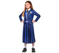 (9 to 10 years (134 to 140 cm)) Enid School Uniform Costume - Wednesday Kids