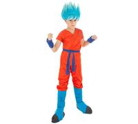 (9 to 10 years (140 cm)) Goku Saiyan Super Dragon Ball Child Costume
