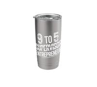 9 to 5 Supervisor Entrepreneur Business Start-Up - Stainless Steel Insulated Tumbler