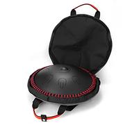 9-Tone Steel Tongue Drum Hand Pan Drums with Drumsticks Percussion Musical Instruments for Yoga Zazen Music Therapy Performances Religious Activities Ethereal Sounds Pure Melodious Timbre High-Grade H