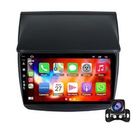 9" Touch Screen Radio For Mit-subishi Pajero Sport 2 L200 Triton 2008-2016 Android 15 2 DIN Stereo With Mirror Link GPS Navigation FM Radio BT Steering Wheel Controls Multimedia P(Color:8 Core 6+128G)