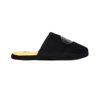 (9 UK-10 UK, Black/Yellow) Batman Mens Mule Slippers