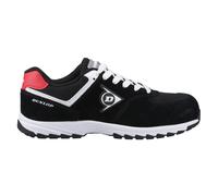 (9 UK, Black/Red/White) Dunlop Mens Arrow Leather Safety Shoes
