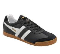 Gola Harrier Mens Black White Classic Trainers - 9 UK