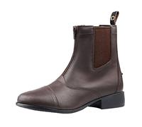 (9 UK, Brown) Dublin Adults Elevation Zip Leather Paddock Boots II