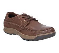(9 UK, Brown) Hush Puppies Mens Tucker Lace Up Shoes