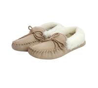 (9 UK, Camel) Eastern Counties Leather Womens/Ladies Hard Sole Sheepskin Moccasins
