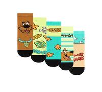 (9 UK Child-12 UK Child, Multicoloured) Scooby Doo Childrens/Kids Character Calf-Length Socks (Pack of 5)