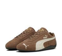 (9 UK, Coffee Brown/Light Beige) Puma Mens Speedcat Cow Leather Trainers