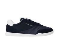(9 UK, Navy/White) Tommy Hilfiger Mens Lopro Leather Trainers
