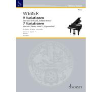 9 Variationen über das Air Russe „Schöne Minka“ & 7 Variationen über ein „Thema russo“ / „Zigeunerlied“: pour piano. op. 40 & op. 55. WeV R. 10 & R.11. piano. Edition séparée.