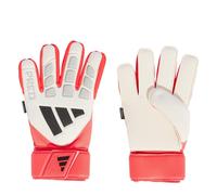(9, White/Red) Adidas Unisex Adult Predator Match Fingersave Goalkeeper Gloves