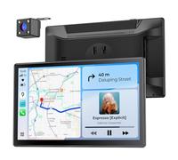 9" Wireless Portable 60FPS Car Screen for Apple CarPlay & Android Auto, 1024*600 HD Display, Magnetic Mount, OTA, Portrait and Landscape Modes, Backup Camera, Bluetooth, Voice Control, GPS Navigation