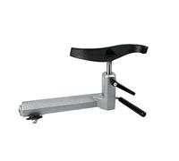 9" Wood Lathe S Curve Tool Rest Assembly & 11" Reinforced Cast Iron Base, 5/8" Column, 2.56" High Post, for Bench Floor Lathe, for Woodturning Enthusiasts Craftsmen Training Workshop