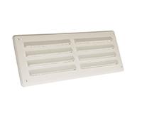 9" x 3" White Louvre Vent with Flyscreen - BM463F