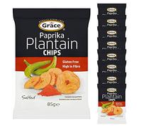9 x 85g Paprika Plantain Salted Chips Natural Banana Crisps Snack Gluten Free