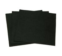 9" x 9" Squares Plain Acrylic Craft Felt Fabric - Black - per sheet