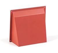 9" x 9" Terracotta Air Brick Hooded Cowl Cover Surface Mounted for Openings Air Bricks, Grilles & Air Vents