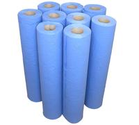 9 x BLUE Couch Hygiene Rolls - 20" Wide x 40m Long | Paper Couch Roll for Medical Exam Table Paper, Massage, Beauty Bed & Hospitality