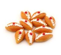 9 x MyTinyWorld Dolls house Miniature Small Cream Buns