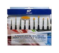 9 x VAN GOGH Water and Tempera Pocket Brush