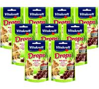 9 x VITAKRAFT SMALL ANIMAL DROPS : Yogurt Berry Carrot Rabbit Guinea Food Treats