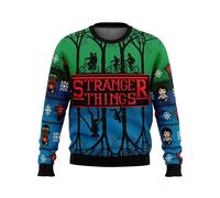 (9, XS) Stranger Things Ugly Christmas Sweater Christmas Sweater Gift Santa Claus Pullover Men 3d Sweatshirt And Top Autumn And Winter C