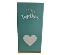 9 Year Anniversary Together Tile Ornament Gift Idea