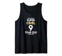 9 Year Old Cool Birthday Boy/Girl Tshirt Tank Top