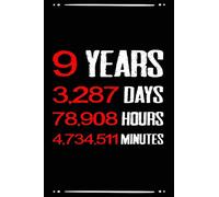 9 years 3287 days funny Sober Anniversary journal notebook gift, sobriety anniversary journal for man woman: AA NA OA Sobriety addiction recovery ... support journal gift for sober people