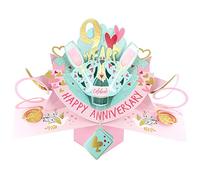9 Years Happy 9th Anniversary Pop-Up Greeting Card Love Kate's 3D Pop Up Cards POP216MC9