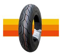 90/100-10 Tubeless Tire, Front Rear Replacement for Scooter Motorcycle 10 Inch Wheel, Wear-Resistant Anti-Skid Street Tread 4 P.R. 53J 250 kPa