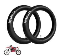 90/100-14" 3.00-14 inch Heavy Rear Inner Tube, 14 Inch Replacement Tire, for 125cc 140cc Pit Pro Trail Foot Dirt Bike [Thickened] (2 Pack)