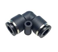 90/135 Degree Elbow PV 1/8 5/32 3/16 1/4 5/16 3/8 1/2 5/8" Inch Push In Connect Pneumatic Air Fitting Connector Adapter(90 Degree,1l4 Inch To 6mm)