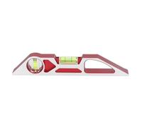90 180 Degree Bubble Level, High Precision Aluminum Alloy Woodworking Angle Ruler with Dual Bubble Vials, Fixed 45 and 90 Degree Scribing Tool for Carpentry and DIY