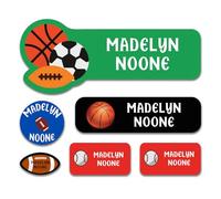90/180xPersonalised Name Labels for Clothes Kids, No Iron Name Stickers Perfect for School Supplies,Water Cup, Customised Peel & Stick Name Tags Stickers for School, Nursery, Day Care, Hospital