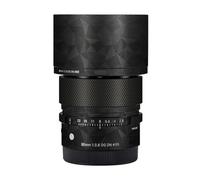 90 2.8 Camera Lens Sticker Coat Wrap Protective Film Body Protector Decal Skin for Sigma 90mm F2.8 DG DN fit for Sony Mount(Triangle Black)