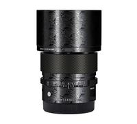 90 2.8 Camera Lens Sticker Coat Wrap Protective Film Body Protector Decal Skin for Sigma 90mm F2.8 DG DN fit for Sony Mount(Wave Black)