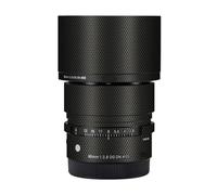 90 2.8 Camera Lens Sticker Coat Wrap Protective Film Body Protector Decal Skin for Sigma 90mm F2.8 DG DN fit for Sony Mount(Matrix Black)