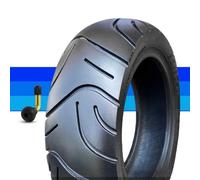90/65-8 Tire | 90/65-8 Mobility Scooter Tubeless Tires | Puncture Resistant Flat Free Solid Airless Tire for Wheelchair, Electric Scooter, Medical Equipment