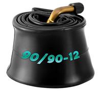 90/90-12 Inner Tube with Bent Valve for Scooter, Puncture Resistant Butyl Rubber Tire Tube, Thickened Anti Burst Replacement for Electric Scooters(1pc)
