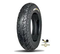 90/90-12 Tubeless Scooter Tire, 12 Inch Wear-Resistant Anti-Slip Street Tread Replacement for Front or Rear Wheel, 6 P.R. 59J 300 kPa Max Load 595 LBS