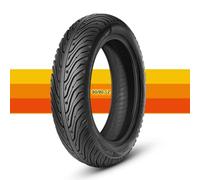90/90-12 Tubeless Tire, Front Rear Replacement for Scooter Motorcycle 12 Inch Wheel, High-Grip Semi-Hot Melt Tread 4 P.R. 53J Max Load 206 kg